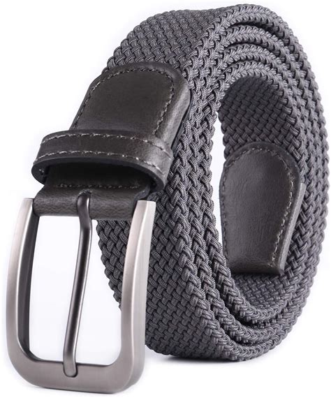 men's braided belt with metal holes in fabric|men wearing dress belts.